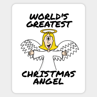 World's Greatest Christmas Angel Church Nativity Funny Sticker